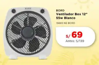 La Curacao Bord ventilador box 12" oferta