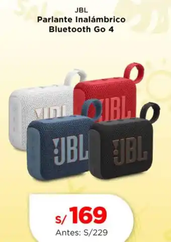 La Curacao Jbl parlante inalámbrico bluetooth Go 4 oferta