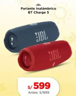 La Curacao JBL Parlante Inalámbrico BT charge 5 oferta