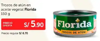 Wong Florida trozos de atún en aceite vegetal oferta