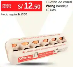 Wong Wong huevos de corral bandeja oferta