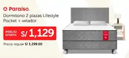 Wong Paraíso dormitorio oferta