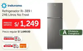 Wong indurama refrigerador Ri-389 oferta