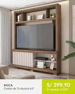 Falabella Mica centro de tv austria 65" oferta