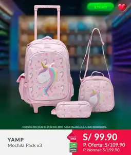 Falabella Yamp mochila oferta