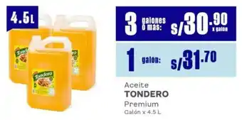 Makro Tondero aceite premium oferta