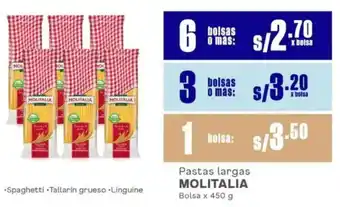 Makro Molitalia pastas largas oferta