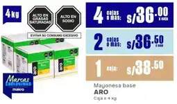 Makro Aro mayonesa base oferta