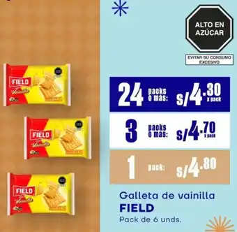 Makro Field galleta de vainilla oferta