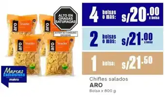 Makro Aro chifles salados bolsa oferta