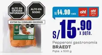 Makro Braedt pepperoni gastronomía oferta