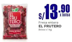 Makro El frutero fresa entera bolsa oferta