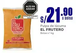 Makro El frutero pulpa de lúcuma bolsa oferta