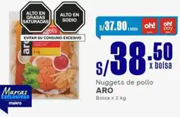 Makro Aro nuggets de pollo oferta