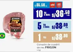 Makro Frigon corazón de cuadril de res oferta