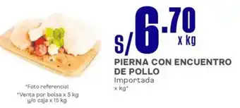 Makro Pierna con encuentro de pollo importada oferta