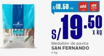 Makro San fernando medallón de pavita oferta