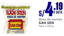 Makro San sen masa de wantán oferta