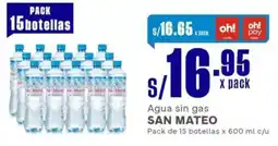 Makro San mateo agua sin gas oferta