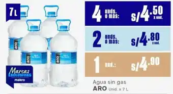 Makro Aro agua sin gas oferta