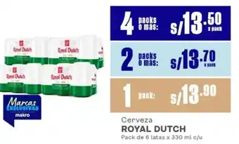 Makro Royal dutch cerveza oferta