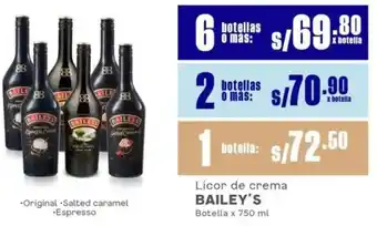 Makro Bailey's licor de crema botella oferta