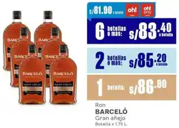 Makro Barceló gran añejo botella oferta