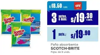 Makro Scotch brite paño absorbente oferta