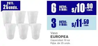 Makro Europea vaso oferta