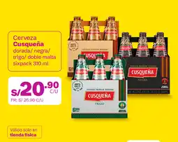 Tambo Cusqueña Cerveza oferta