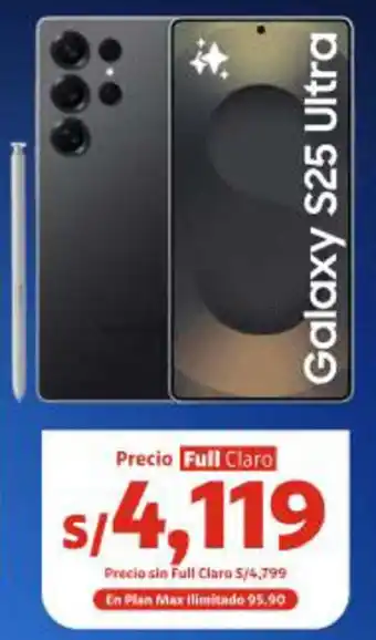 Claro Samsung Galaxy S25 Ultra oferta