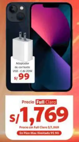 Claro iPhone 13 oferta