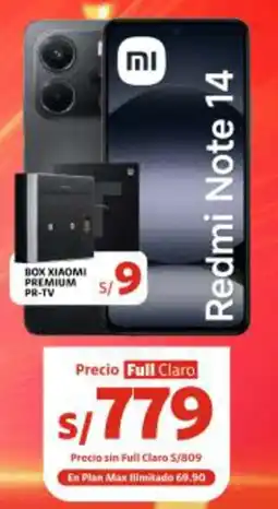 Claro Redmi Note 14 oferta