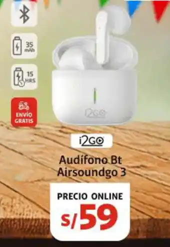 Claro Audífono Bt Airsoundgo 3 oferta