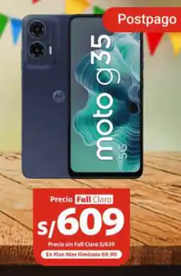 Claro Moto G35 oferta