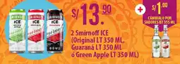 Tambo 2 smirnoff ice oferta