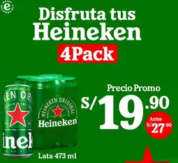 Tambo Disfruta tus Heineken oferta