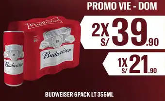 Tambo Budweiser oferta