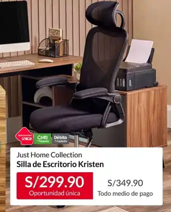 Sodimac Silla de escritorio kristen just home collection oferta