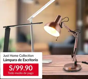 Sodimac Lámpara de escritorio just home collection oferta