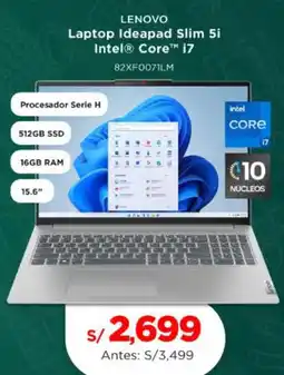 La Curacao Laptop ideapad slim 5i intel core™ i7 oferta