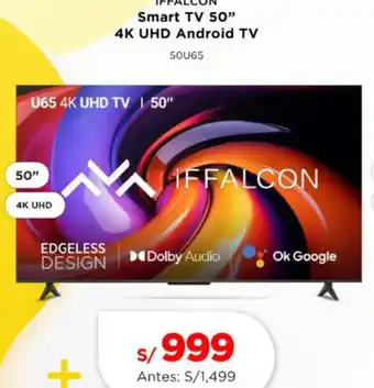 La Curacao Iffalcon smart tv 50" oferta