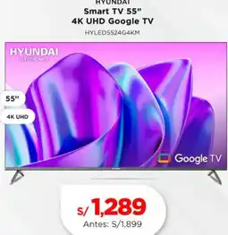 La Curacao Hyundai smart tv 55" oferta