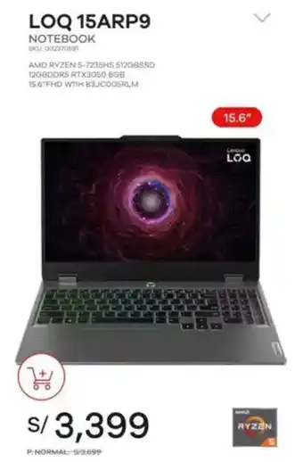 Estilos Lenovo Loq 15ARP9  notebook oferta