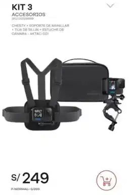 Estilos GoPro Kit 3 accesorios oferta