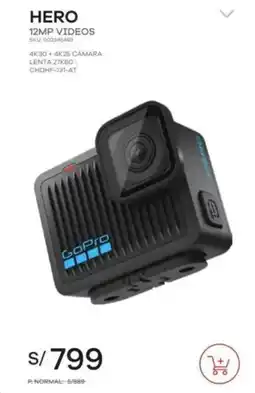 Estilos GoPro Hero 12mp videos oferta