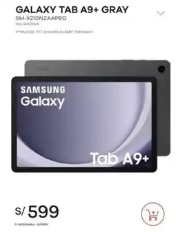 Estilos Samsung galaxy tab A9+ gray oferta