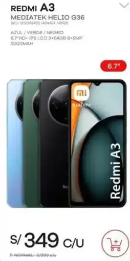 Estilos Xiaomi redmi A3 oferta