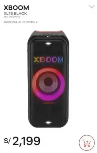 Estilos LG Xboom XL7S BLACK oferta