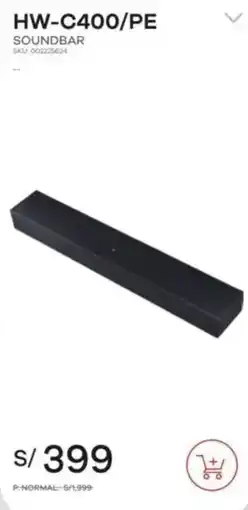 Estilos Samsung HW-C400/PE soundbar oferta